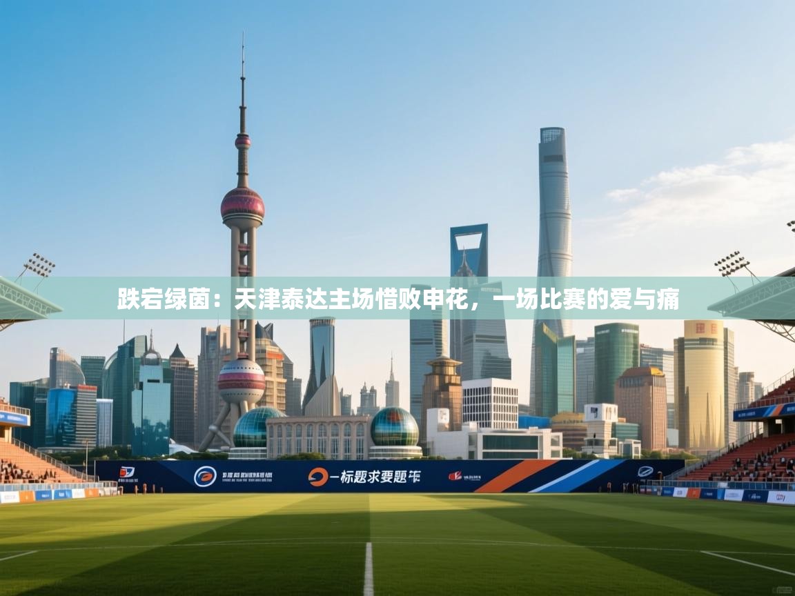 跌宕绿茵：天津泰达主场惜败申花，一场比赛的爱与痛