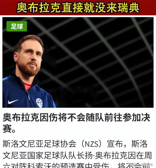 瑞典队不敌斯洛文尼亚，遭遇惨败的简单介绍